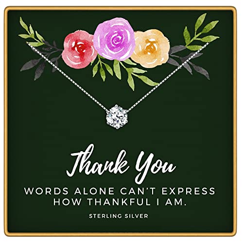 Colier de multumire KEDRIAN, argint 925, Cadouri de multumire pentru femei, Cadouri de apreciere pentru femei, Cadouri de apreciere pentru profesori, Cadou de multumire, Colier de prietenie, Cadouri de apreciere pentru angajati