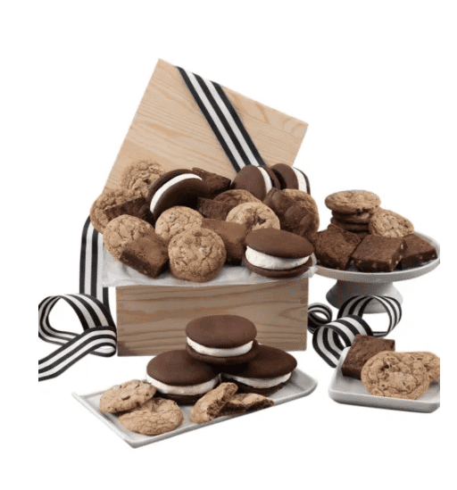 Cosuri cadou gourmet Cos cadou cu produse de patiserie premium