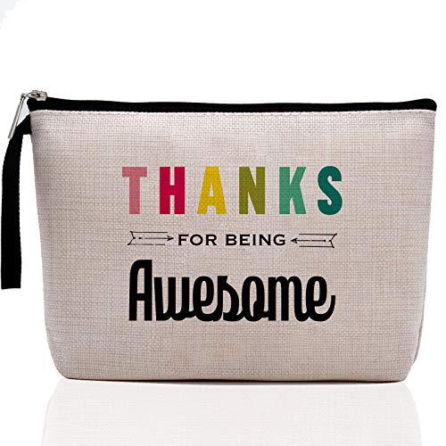 Cadouri de multumire-Multumesc pentru ca sunteti grozav-Cadouri de ziua sefului pentru femei, Cadouri Boss Lady - Amuzant inspirat, ganditor, ziua de nastere, prietenie - geanta de machiaj